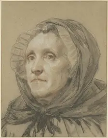 Portrait of the Artist's Mother, 1775. Creator: Jean-Baptiste Greuze