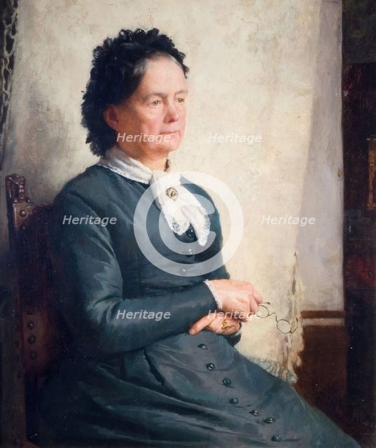 Portrait Of The Artist's Mother, 1885. Creator: Charles Gogin.
