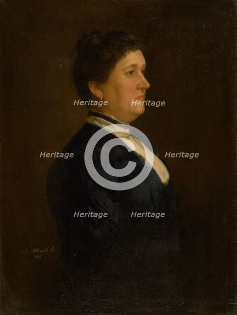 Portrait of the artist's mother, 1908. Creator: Emil Alexay-Olexák.