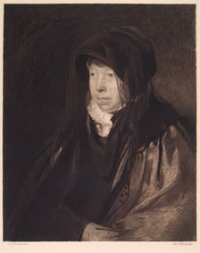 Portrait of the Artist's Mother, c1820s. Creators: Andrew Geddes, William Brassey Hole