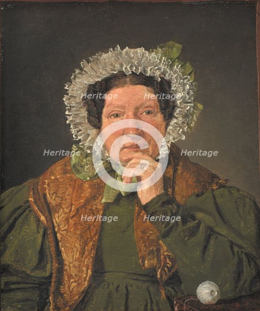 Portrait of the Artist´s Mother, Cecilia Margrethe Kobke, née Petersen, 1836. Creator: Christen Købke.