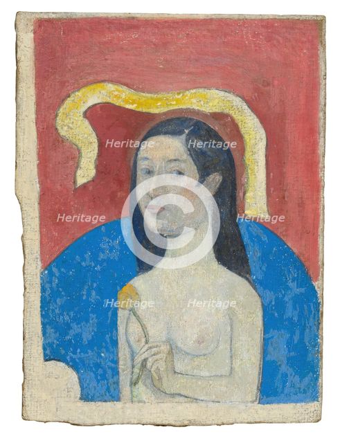 Portrait of the Artist’s Mother (Eve), 1889/90. Creator: Paul Gauguin.