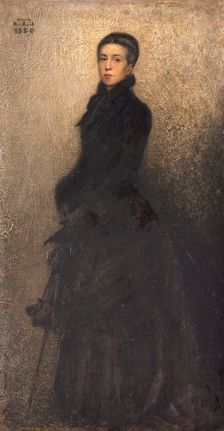 Portrait of the Artist's Mother (Mrs. Dillon), 1880. Creator: Theobald Chartran