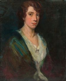 Portrait of the artist's daughter I, 1910-1930. Creator: Ludovit Pitthordt