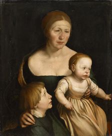 Portrait of the Artist's Family, 1528. Creator: Hans Holbein the Younger