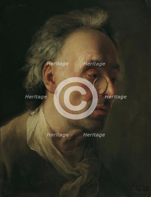 Portrait of the artist's father, 1746. Creator: Franz Anton Palko.