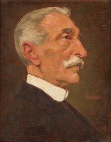Portrait of the Artist's Father, around 1915. Creator: Milan Thomka Mitrovsky