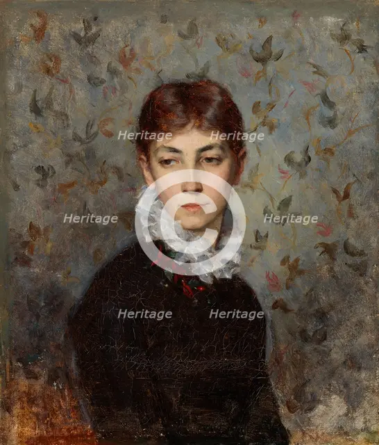 Portrait of the Artist´s sister Miss Hilda Wiik, 1880. Creator: Maria Wiik.