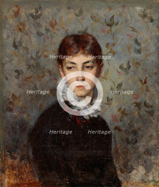 Portrait of the Artist´s sister Miss Hilda Wiik, 1880. Creator: Maria Wiik.