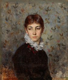 Portrait of the Artist´s sister Miss Hilda Wiik, 1880. Creator: Maria Wiik