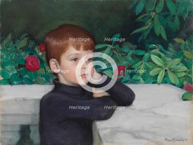 Portrait of the Artist's Son (Heikki Järnefelt), 1897. Creator: Eero Jarnefelt.