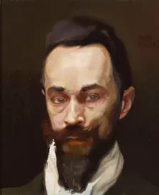 Portrait of the Artist S. Wettenhovi-Aspa, 1905. Creator: Antti Faven