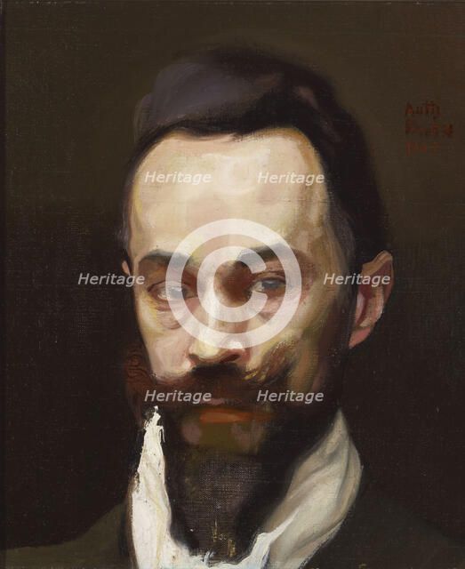 Portrait of the Artist S. Wettenhovi-Aspa, 1905. Creator: Antti Faven.