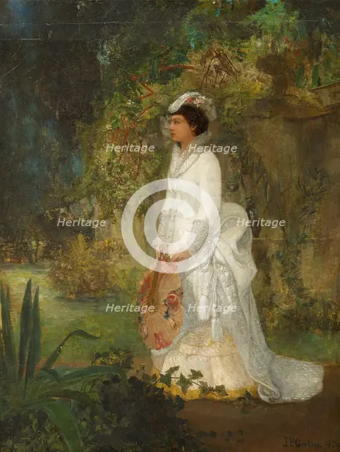 Portrait of the Artist's Wife, 1873. Creator: James Farrington Gookins.