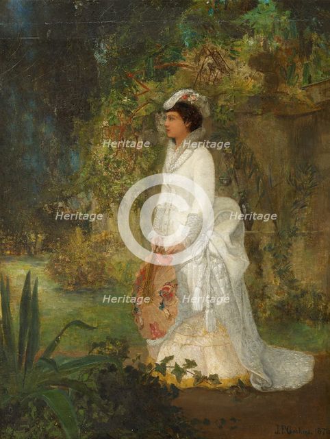 Portrait of the Artist's Wife, 1873. Creator: James Farrington Gookins.