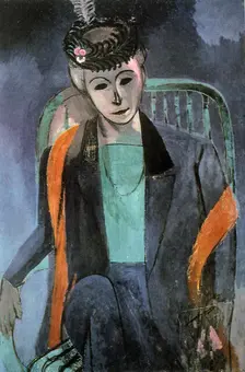Portrait of the Artist's Wife 1913. Creator: Henri Matisse