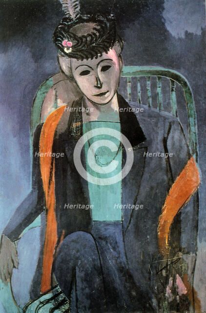 'Portrait of the Artist's Wife', 1913. Creator: Henri Matisse.