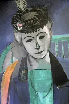 Portrait of the Artist's Wife 1913. Creator: Henri Matisse