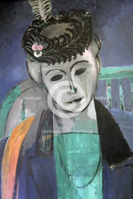 'Portrait of the Artist's Wife', 1913. Creator: Henri Matisse.