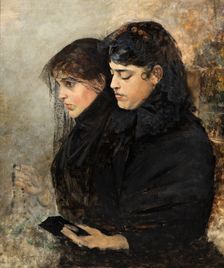 Portrait of the Artist's Wife and Sister-in-Law, late 19th century. Creator: Hugo Birger