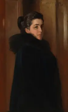 Portrait of the Artist's Wife Ellan Edelfelt, 1896. Creator: Albert Edelfelt