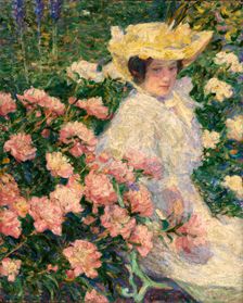 Portrait of the Artist's Wife, Helene, 1896. Creator: Carl Newman