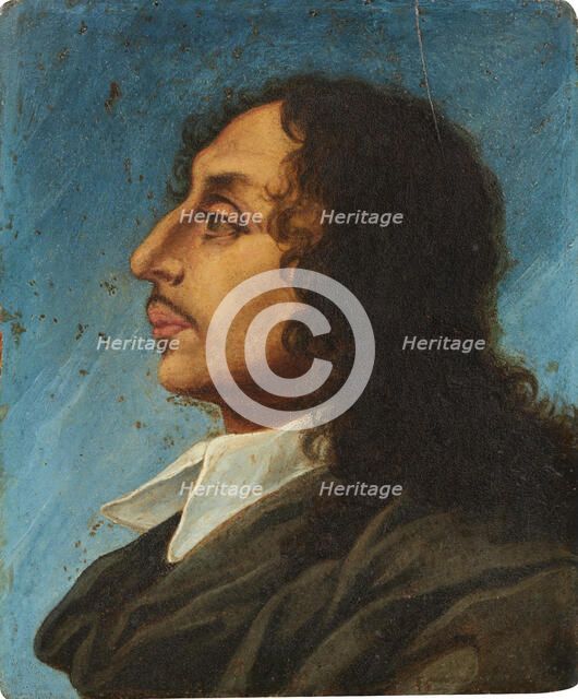 Portrait of the artist Salvator Rosa (1615?1673), 18th century. Creator: Anonymous.