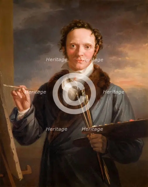 Portrait Of The Artist (Self Portrait), 1813-14. Creator: William Armfield Hobday.