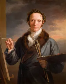 Portrait Of The Artist (Self Portrait), 1813-14. Creator: William Armfield Hobday