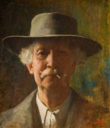 Portrait of the Artist (Self Portrait), 1930. Creator: Edward Samuel Harper
