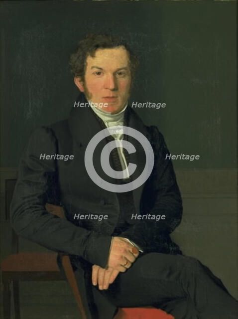 Portrait of the Artist´s Cousin, Michael Christian Petersen, 1830-1834. Creator: Christen Kobke.