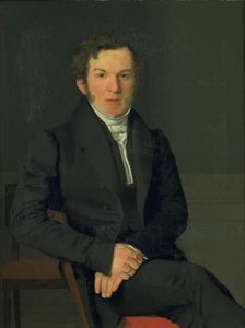Portrait of the Artist´s Cousin, Michael Christian Petersen, 1830-1834. Creator: Christen Kobke