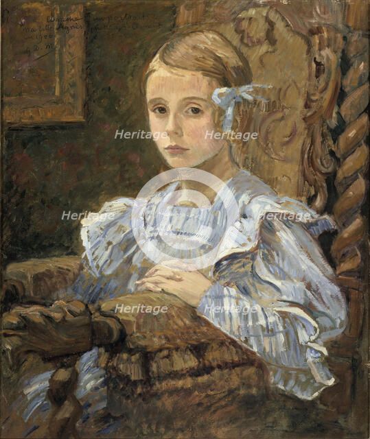 Portrait of the artist's daughter, 1906. Creator: Monfreid, George-Daniel (Géo) de (1856-1929).