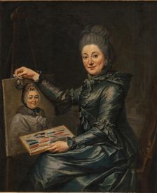 Portrait of the Artist's Daughter Elisabeth, Married Lampe, 1731-1776. Creator: Johann Georg Ziesenis