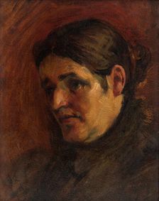 Portrait of the Artist's Mother, 1900-1910. Creator: Milan Thomka Mitrovsky