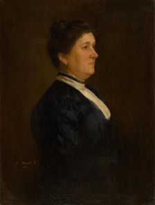 Portrait of the artist's mother, 1908. Creator: Emil Alexay-Olexák