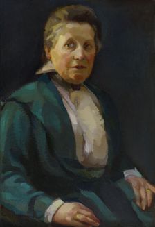 Portrait of the Artist's Mother, 1921. Creator: Eero Snellman
