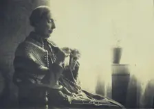 Portrait of the artists mother, between 1890 and 1895. Creator: Frances S. Allen