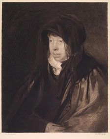 Portrait of the Artist's Mother, c1820s. Creators: Andrew Geddes, William Brassey Hole