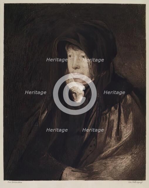 Portrait of the Artist's Mother, c1820s. Creators: Andrew Geddes, William Brassey Hole.