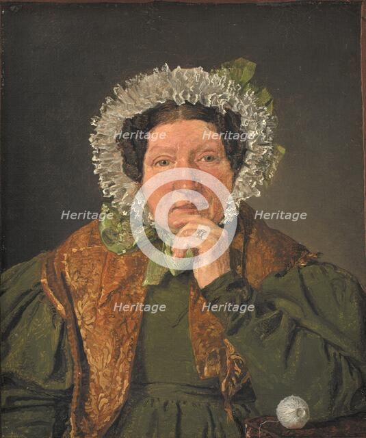 Portrait of the Artist´s Mother, Cecilia Margrethe Kobke, née Petersen, 1836. Creator: Christen Købke.