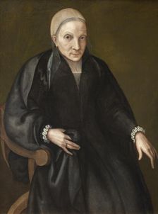 Portrait of the artist’s mother in law, 1571-1578. Creator: Europa Anguissola