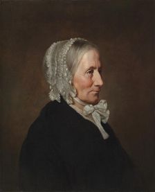 Portrait of the Artist's Mother, probably mid-1800s. Creator: Allen Smith (American, 1810-1891)