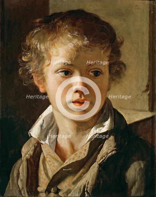 Portrait of the Artist's Son, ca 1818. Artist: Tropinin, Vasili Andreyevich (1776-1857)