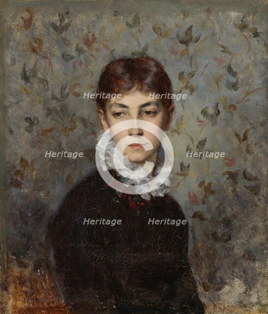 Portrait of the Artist´s sister Miss Hilda Wiik, 1880. Creator: Maria Wiik.