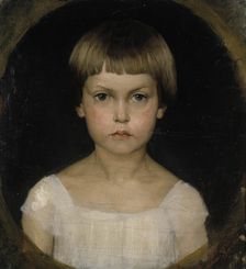 Portrait of the Artist´s Sister Berta Edelfelt, 1876. Creator: Albert Edelfelt