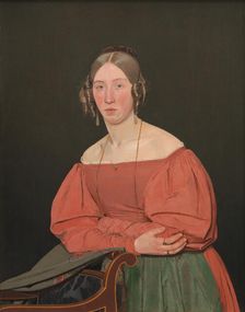 Portrait of the Artist´s Sister, Cecilie Margrethe Petersen, née Kobke, 1835. Creator: Christen Købke