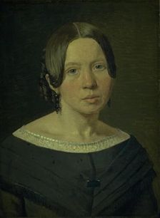 Portrait of the Artist´s Sister-in-Law Johanne Elisabeth Kobke, née Sundbye, 1842. Creator: Christen Kobke
