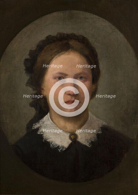 Portrait of the Artist's Sister, Karolina, 1861-1865. Creator: Aleksander Kotsis.