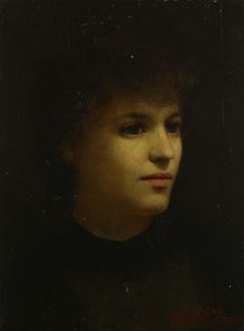 Portrait of the Artist's Wife, 1891. Creator: Juho Forsell